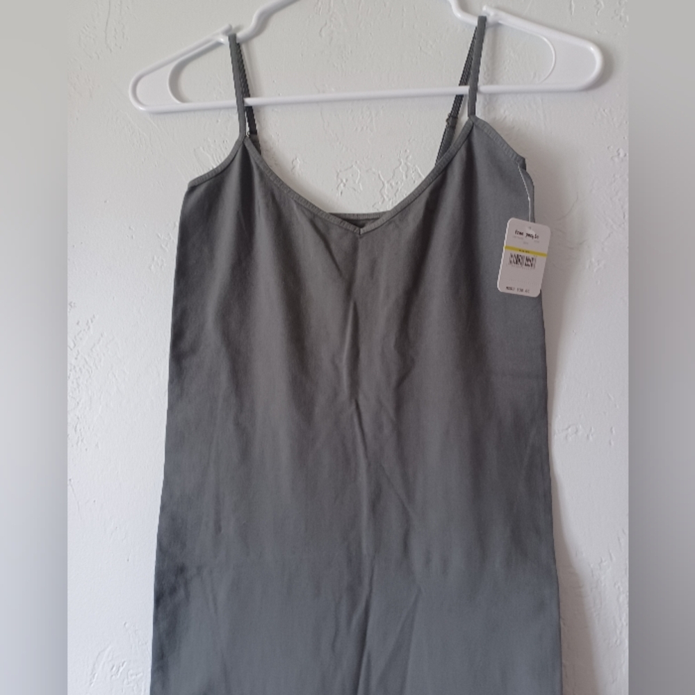Free People gray slip mini dress - Picture 2 of 8